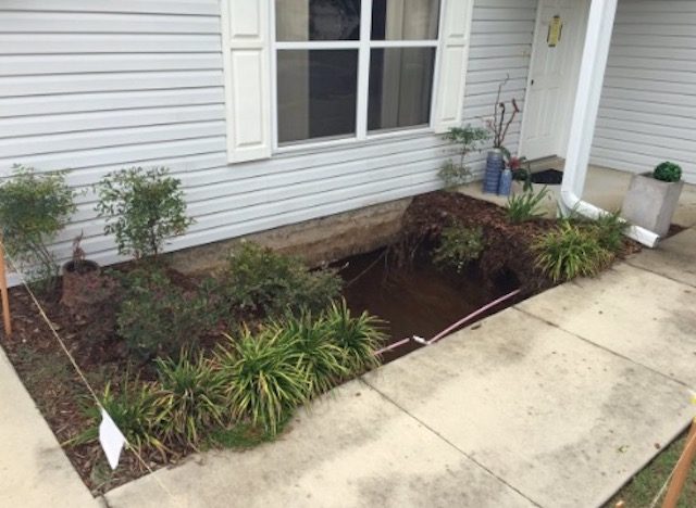 Sinkhole under a home in FL
