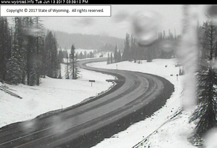June snow in Wyoming