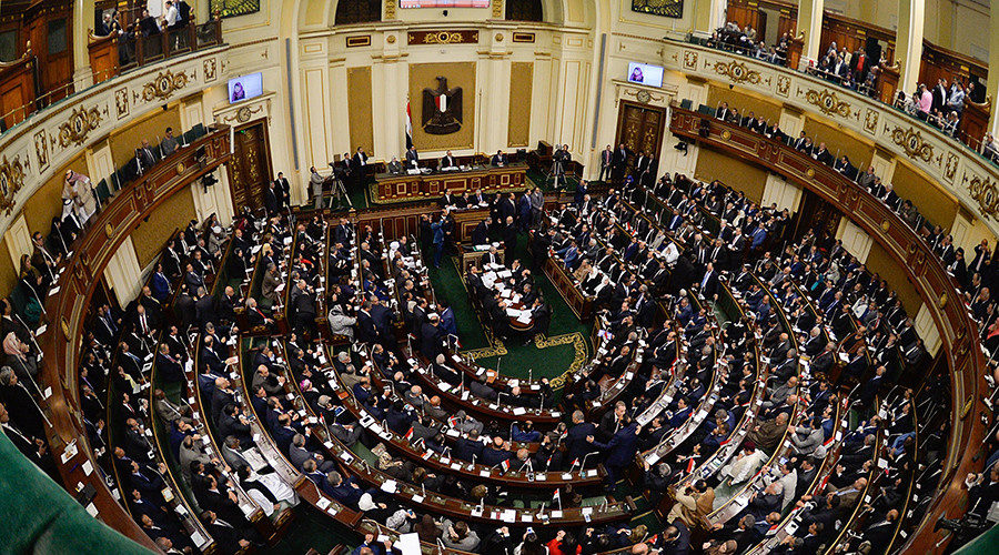 Egypt's parliament meeting