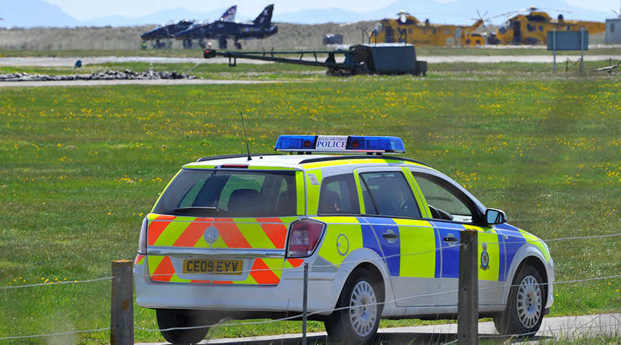 Castlemartin military training base in Pembrokeshire, Wales