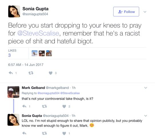 twitter responses Alexandria virginia shooting