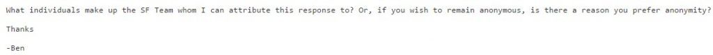 Click to enlarge 3rd Politico question to South Front