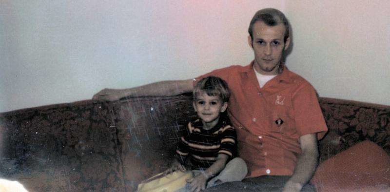 Fatherly affection, father and son