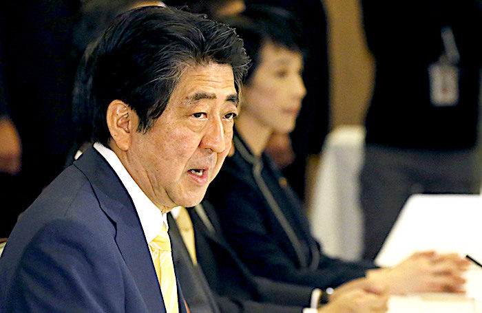 Click to enlarge PM Shinzo Abe
