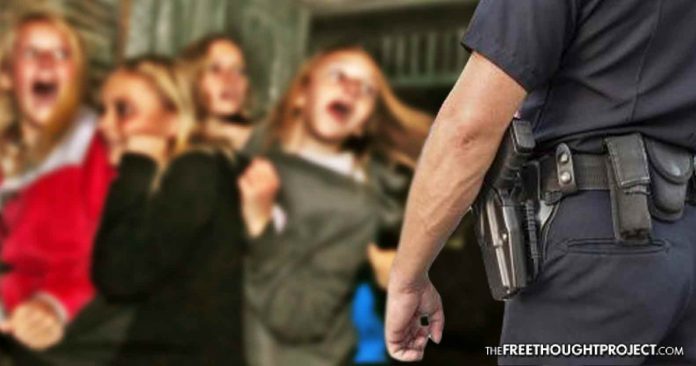 girls and cop