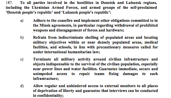 Click to enlarge UN Ukraine recommendations