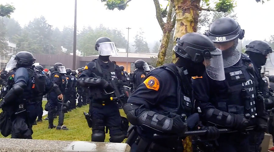 riot police