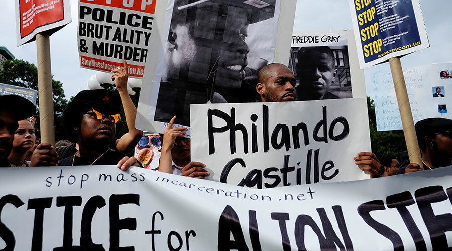 Click to enlarge Philando Castille protesters