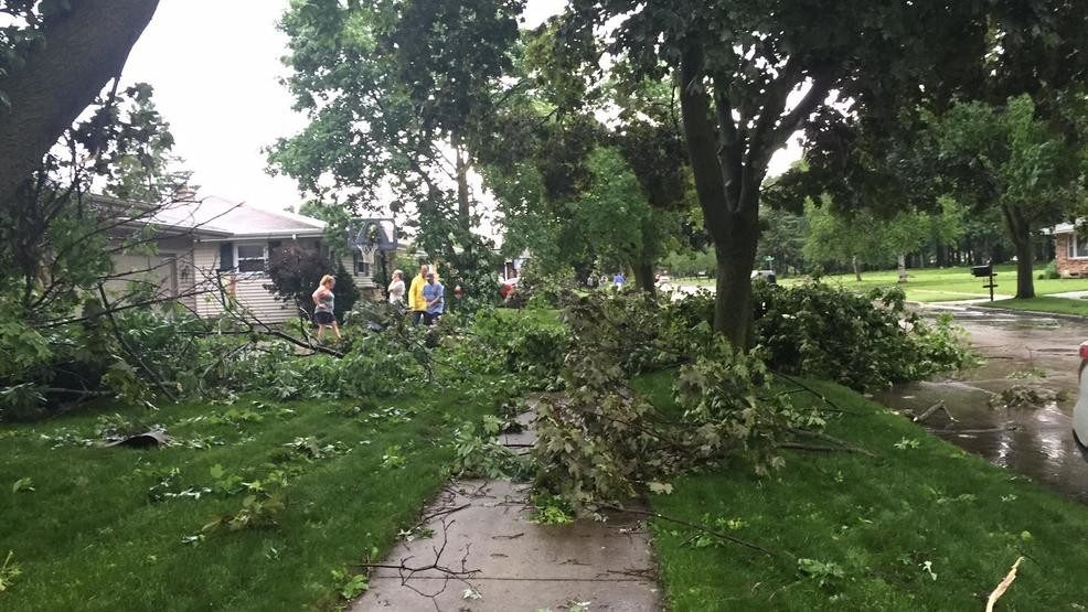 Click to enlarge Storm damage in wisconsin