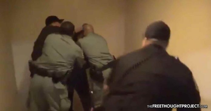 Click to enlarge police attack