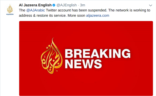 Click to enlarge Al jazeera twitter