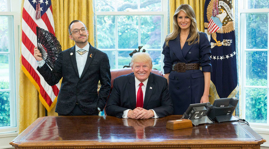 Nikos Giannopoulos Donald Trump gay teacher