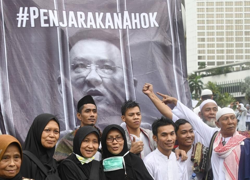ahok protest indonesia