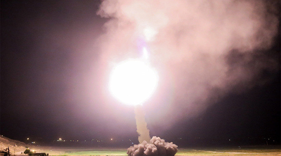 IRGC launching a missile