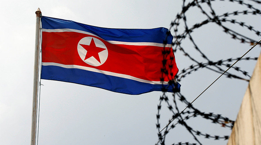 Click to enlarge North Korea flag