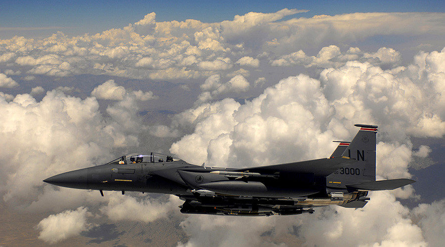 US fighter jet
