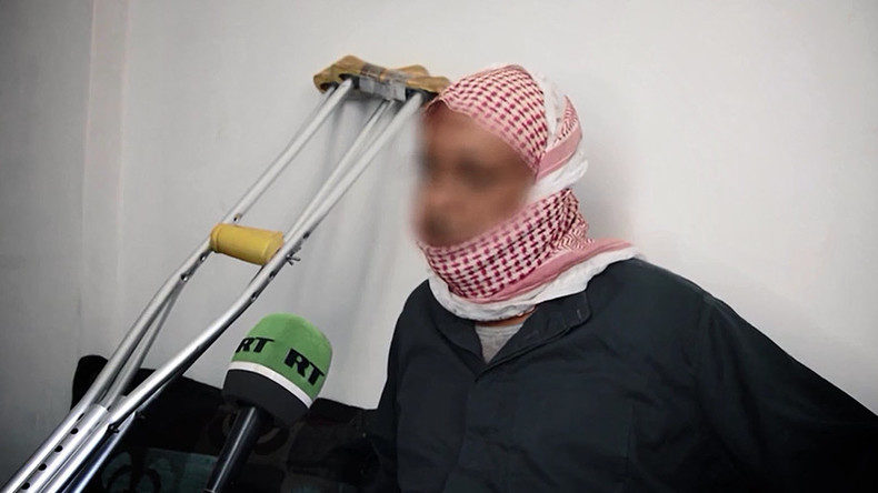 Syrian man who claims his daughter died in a US-led airstrike while fleeing the Islamic State