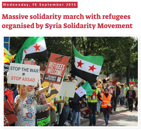 Click to enlarge Syrian Solidarity UK