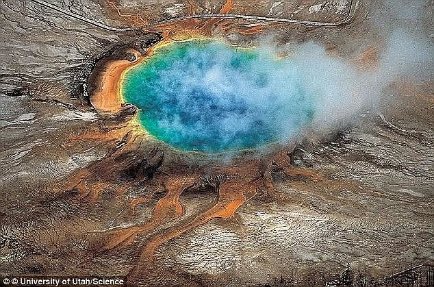 Click to enlarge A swarm of hundreds of earthquakes have hit Yellowstone National Park, the highest number within a single week in the past five years.