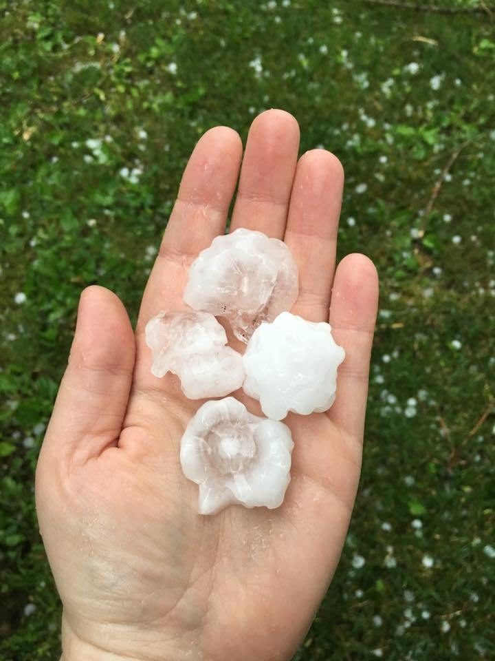 Hail in Muscatine