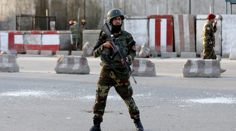 Afghan soldier wrong camouflage