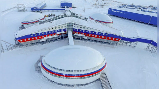 Click to enlarge Russian base military Arctic