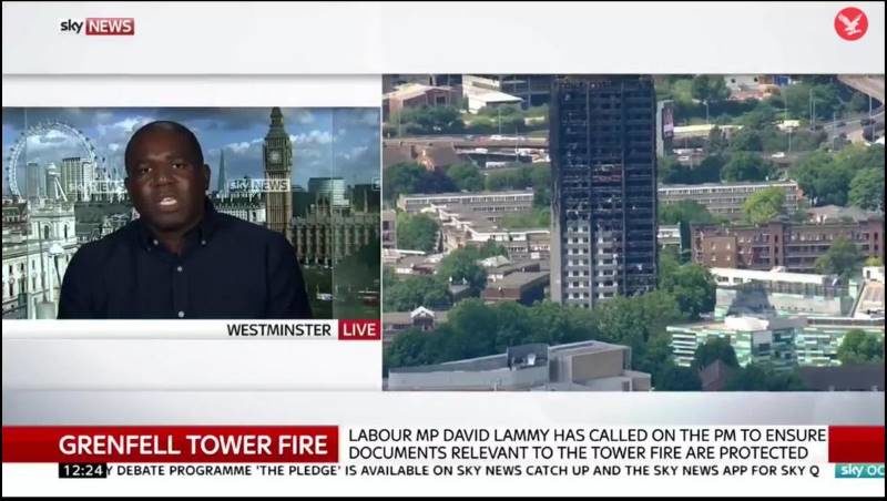 Click to enlarge Grenfell Tower Fire David Lammy