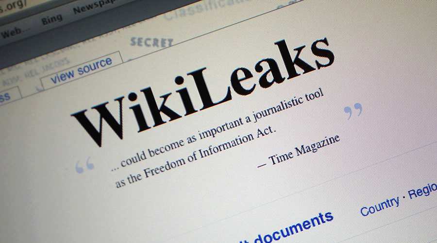 WikiLeaks website