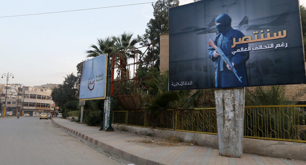 Daesh billboard