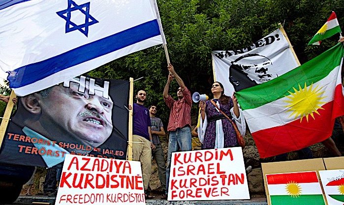Click to enlarge Kurd rally