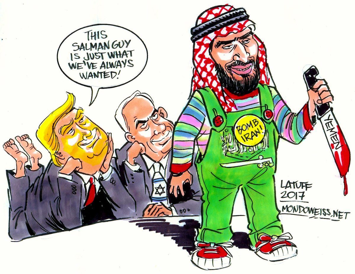 Salman political cartoon