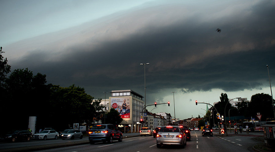 tornado ripped through Hamburg