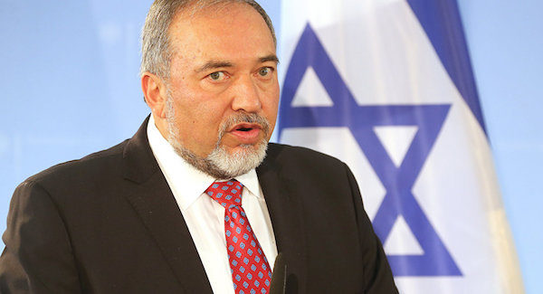 Israeli Defense Minister Avigdor Lieberman