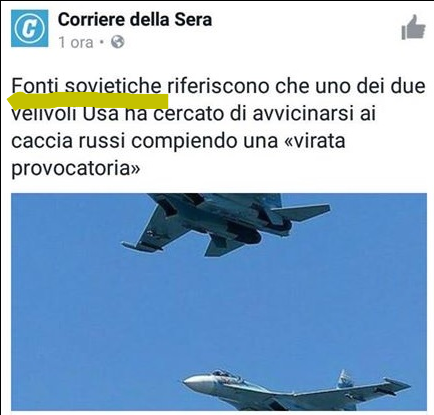 Click to enlarge Corriere della Sera headline