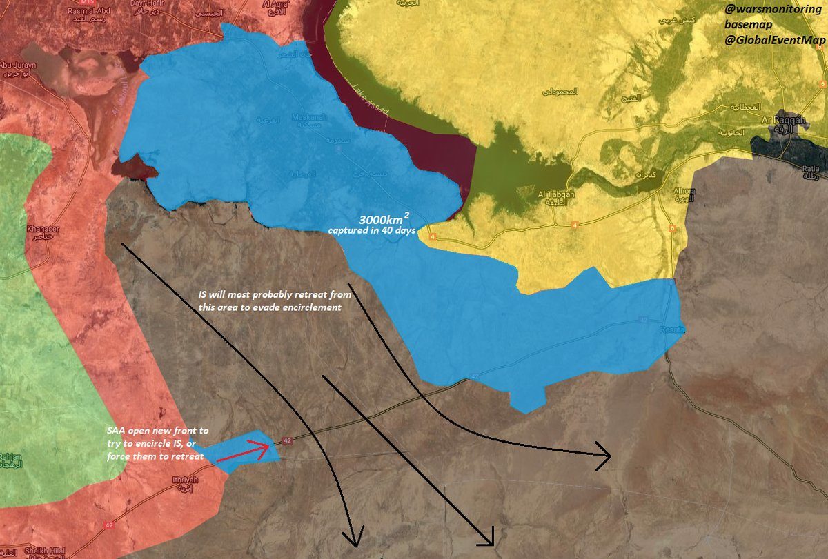 Raqqa battle map