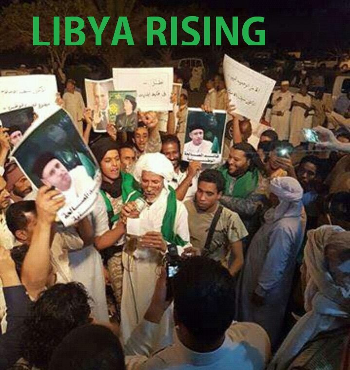 Saif Al Islam Al Ghadafi supporters