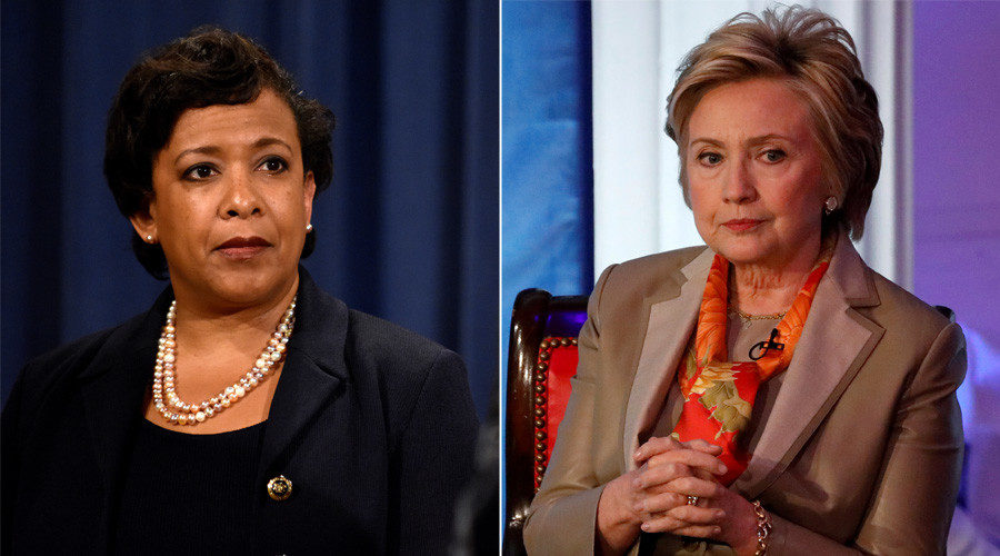 Loretta Lynch and Hillary Clinton