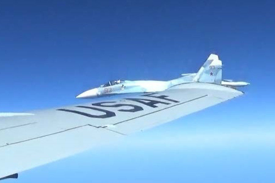 Russian SU-27 fighter jet