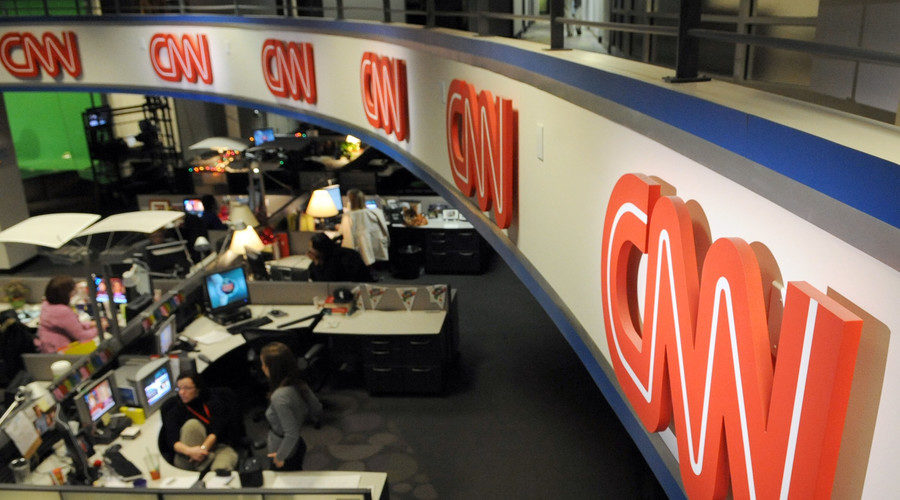 Click to enlarge CNN news room