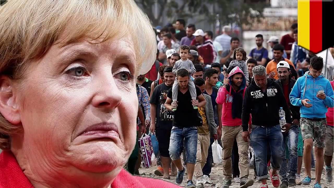 Merkel and refugees