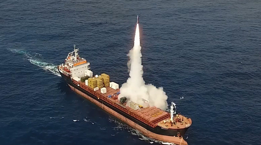 Israel missile container