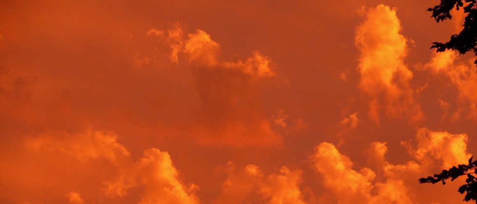 red sky
