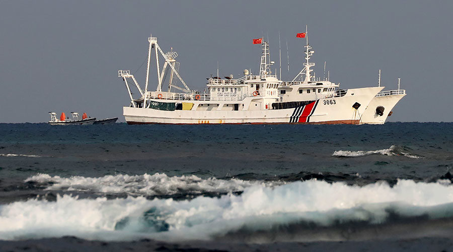 China Coast Guard vessels
