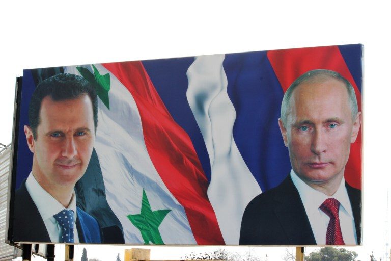 Billboard in Aleppo