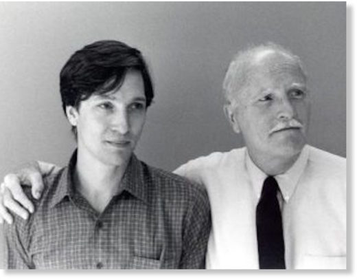 Click to enlarge Douglas Valentine with his father, Douglas Valentine, Sr.