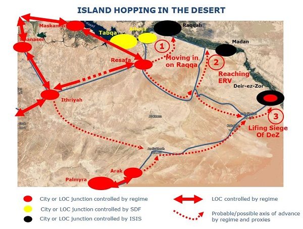 Syria battle map