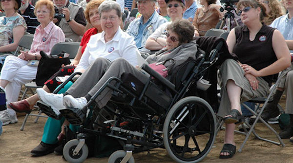 Click to enlarge Rosemary wheelchair bound