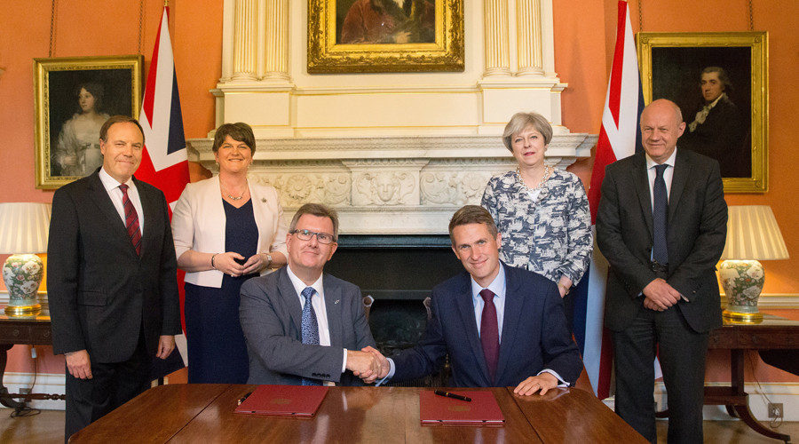 Click to enlarge theresa may and DUP