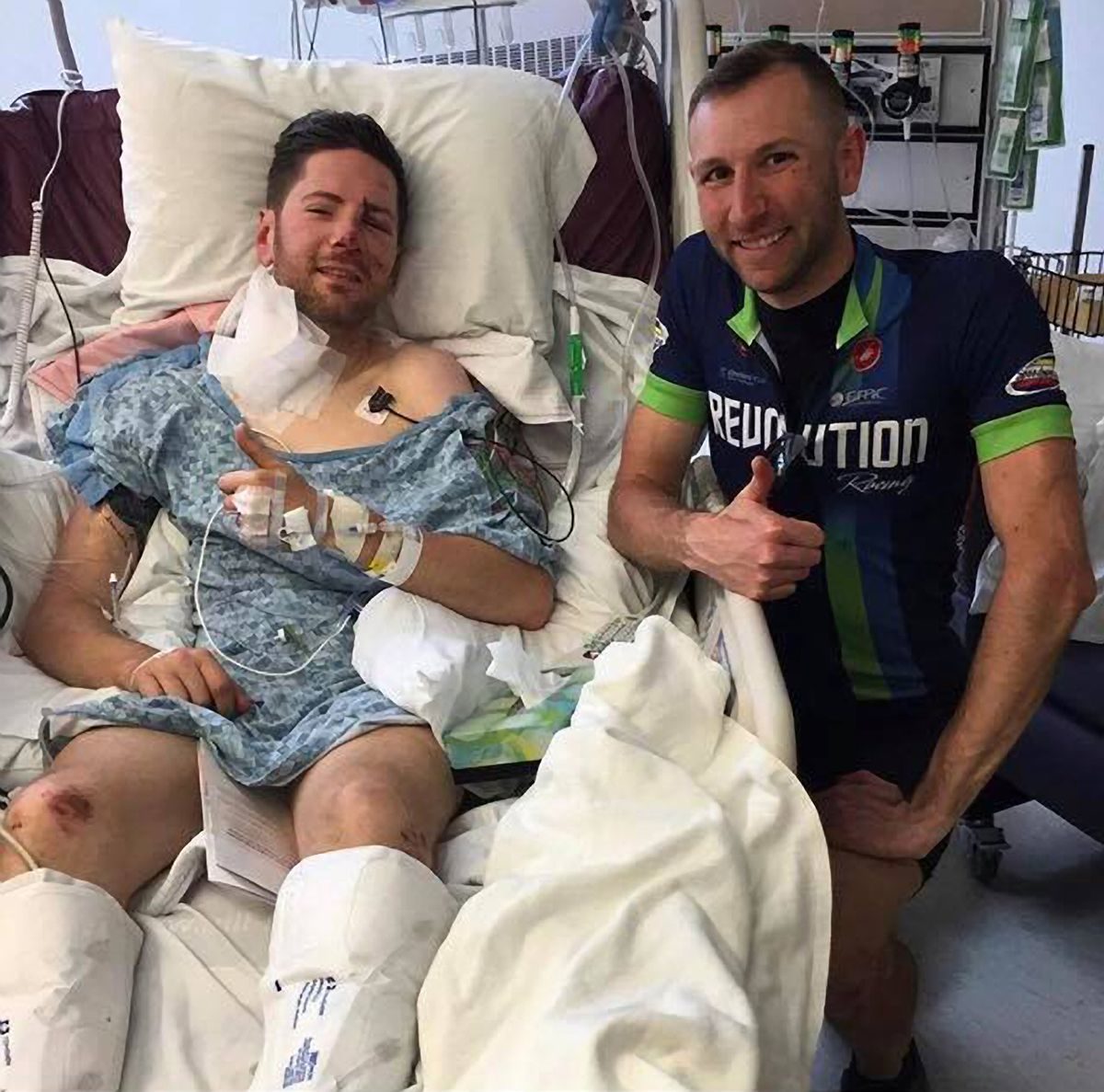 James Fredrick credits his friend Alex Ippoliti for saving his life when a brown bear attacked him Saturday morning as the two biked on a gravel road on Joint Base Elmendorf-Richardson.