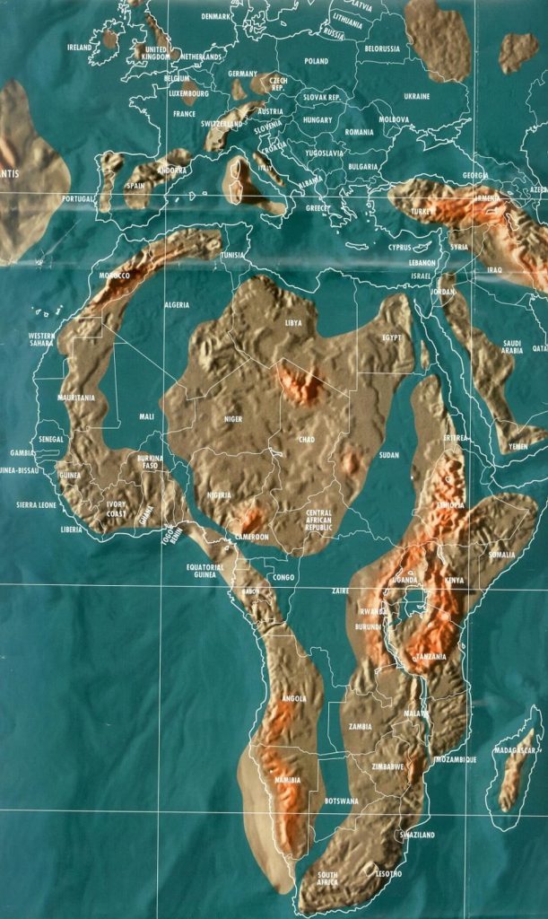 Click to enlarge future map of Africa